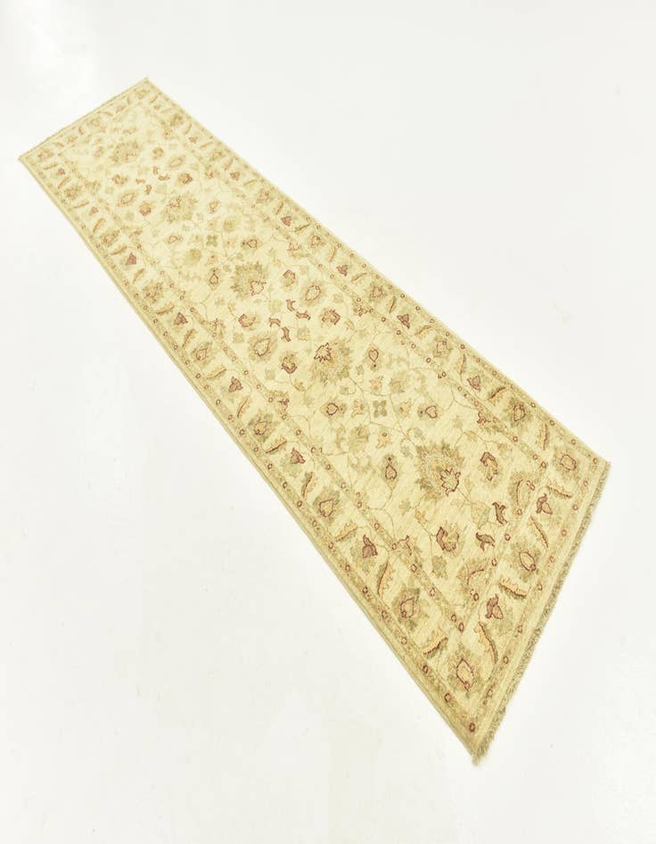 Detail image of  2' 8 x 9' 8  Hand Knotted Peshawar Ziegler Runner Rug