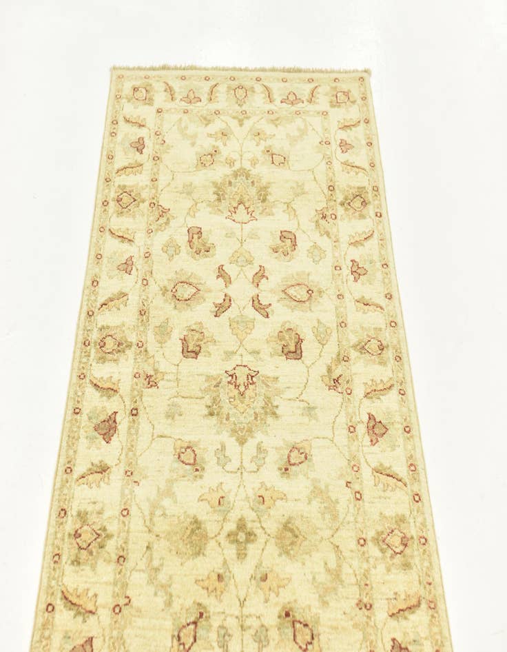 Detail image of  2' 8 x 9' 8  Hand Knotted Peshawar Ziegler Runner Rug