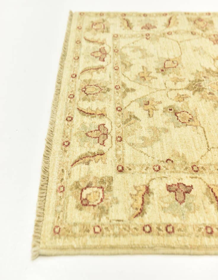 Detail image of  2' 8 x 9' 8  Hand Knotted Peshawar Ziegler Runner Rug