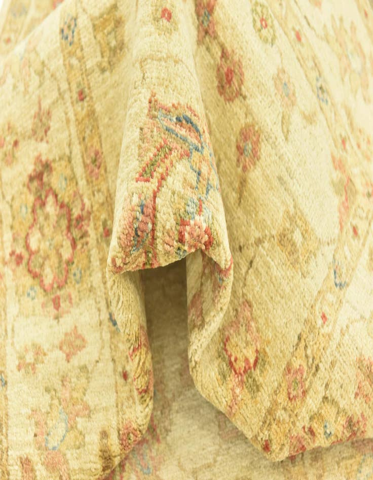 Detail image of  2' 8 x 9' 7  Hand Knotted Peshawar Ziegler Runner Rug