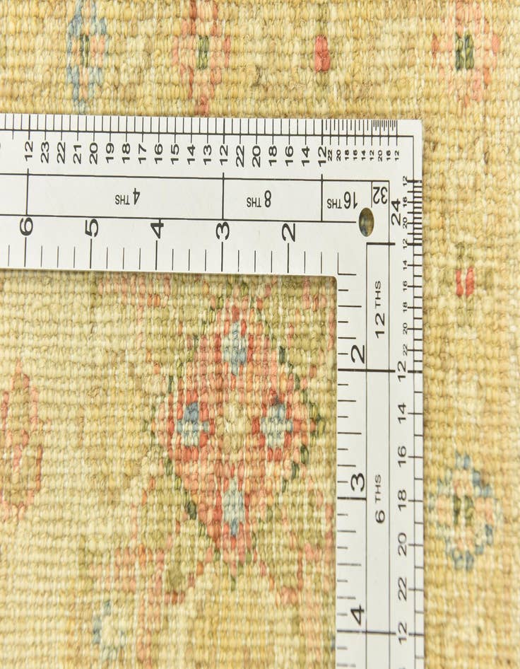 Detail image of  2' 8 x 9' 7  Hand Knotted Peshawar Ziegler Runner Rug