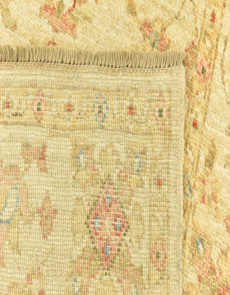 Detail image of  2' 8 x 9' 7  Hand Knotted Peshawar Ziegler Runner Rug
