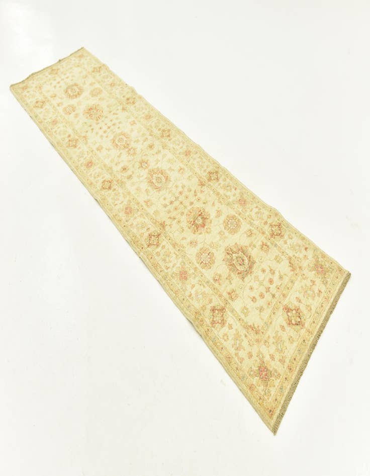 Detail image of  2' 8 x 9' 7  Hand Knotted Peshawar Ziegler Runner Rug