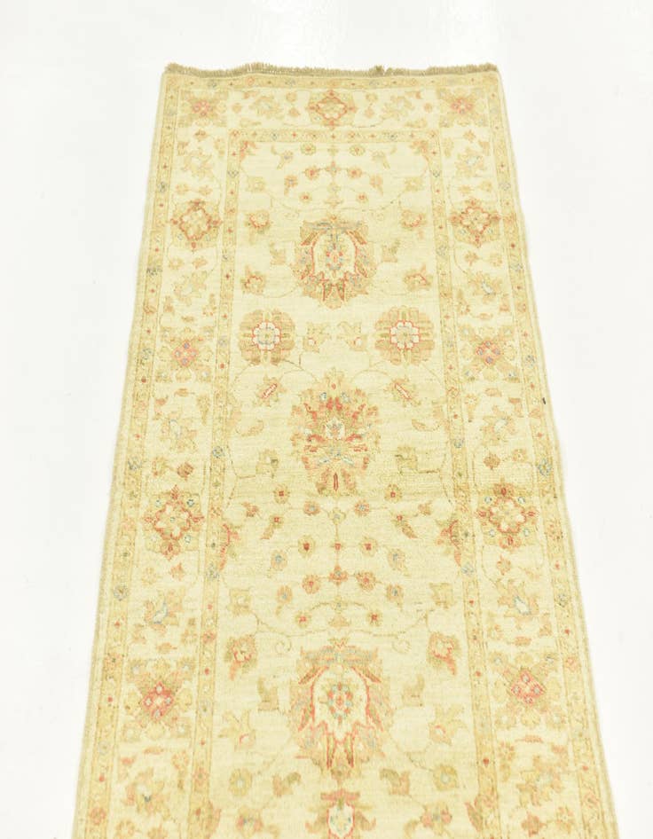 Detail image of  2' 8 x 9' 7  Hand Knotted Peshawar Ziegler Runner Rug