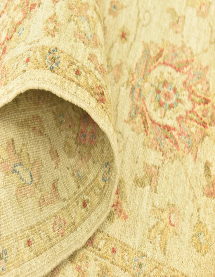 Detail image of  2' 8 x 9' 7  Hand Knotted Peshawar Ziegler Runner Rug