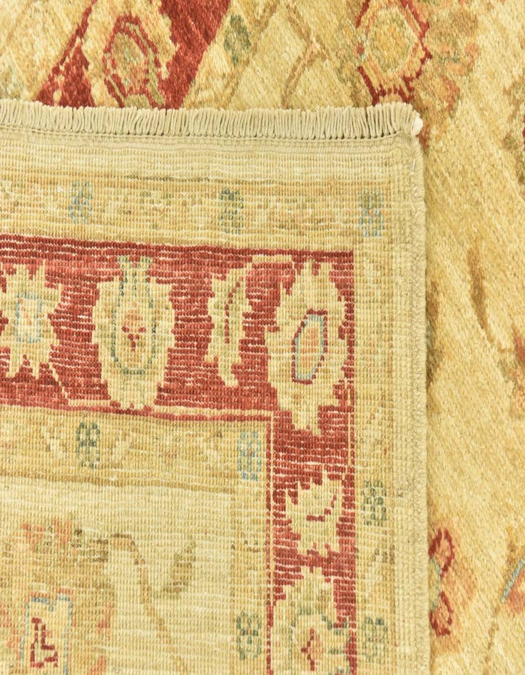 Detail image of  3' x 8'  Hand Knotted Peshawar Ziegler Runner Rug
