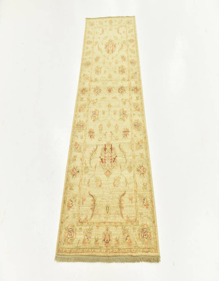 Detail image of  2' 8 x 6' 8  Hand Knotted Peshawar Ziegler Runner Rug