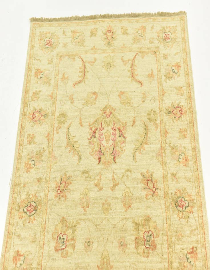 Detail image of  2' 8 x 6' 8  Hand Knotted Peshawar Ziegler Runner Rug