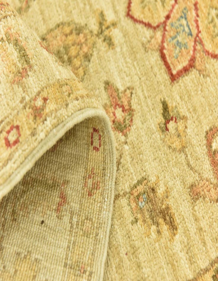 Detail image of  2' 6 x 6' 6  Hand Knotted Peshawar Ziegler Runner Rug