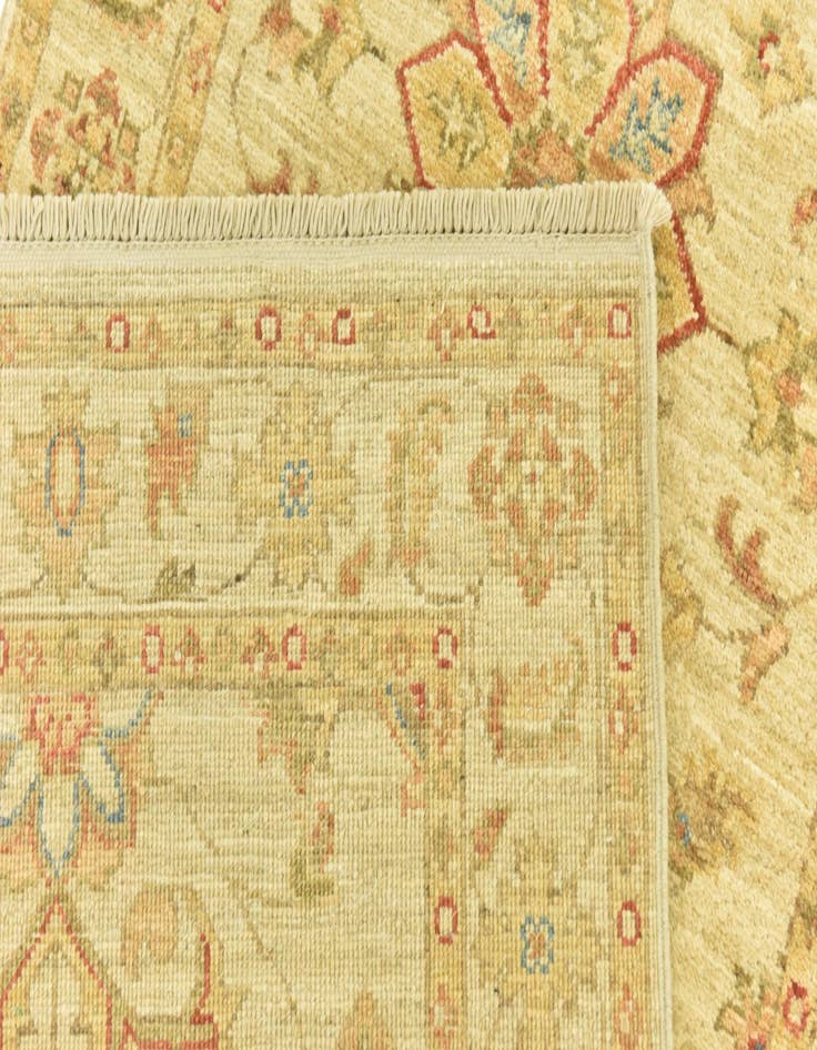 Detail image of  2' 6 x 6' 6  Hand Knotted Peshawar Ziegler Runner Rug