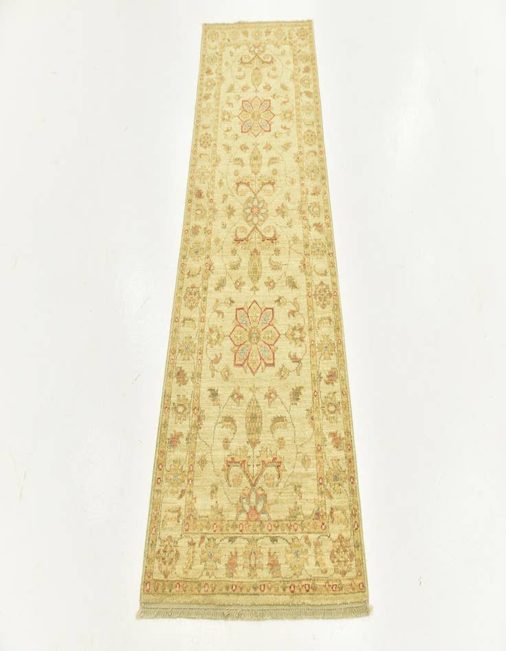 Detail image of  2' 6 x 6' 6  Hand Knotted Peshawar Ziegler Runner Rug