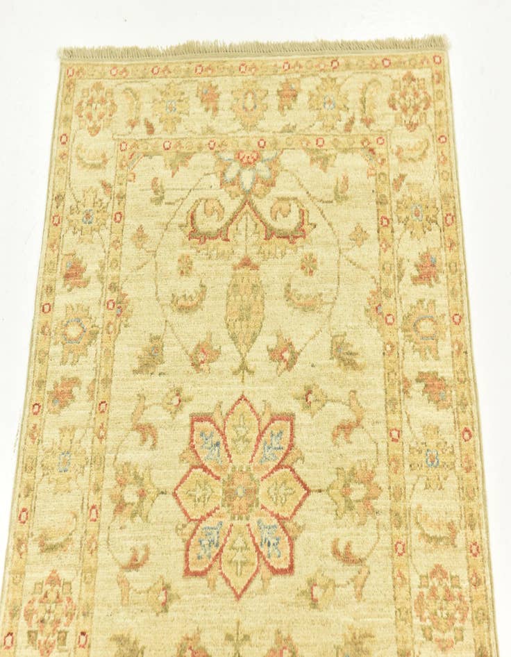 Detail image of  2' 6 x 6' 6  Hand Knotted Peshawar Ziegler Runner Rug