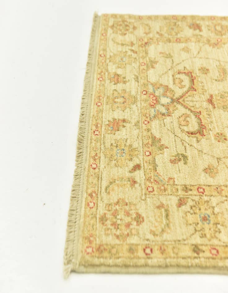 Detail image of  2' 6 x 6' 6  Hand Knotted Peshawar Ziegler Runner Rug