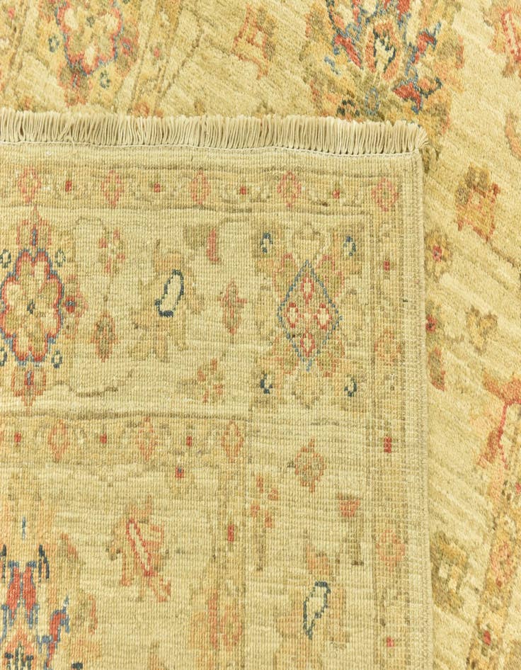 Detail image of  2' 9 x 6' 5  Hand Knotted Peshawar Ziegler Runner Rug