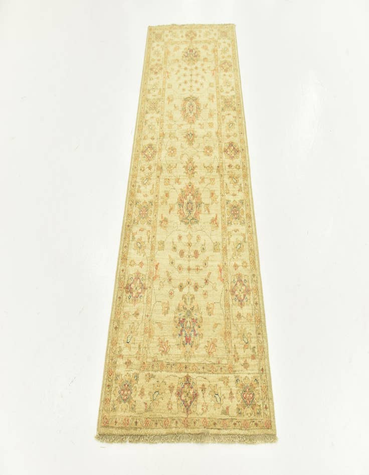 Detail image of  2' 9 x 6' 5  Hand Knotted Peshawar Ziegler Runner Rug