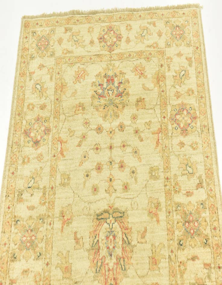 Detail image of  2' 9 x 6' 5  Hand Knotted Peshawar Ziegler Runner Rug