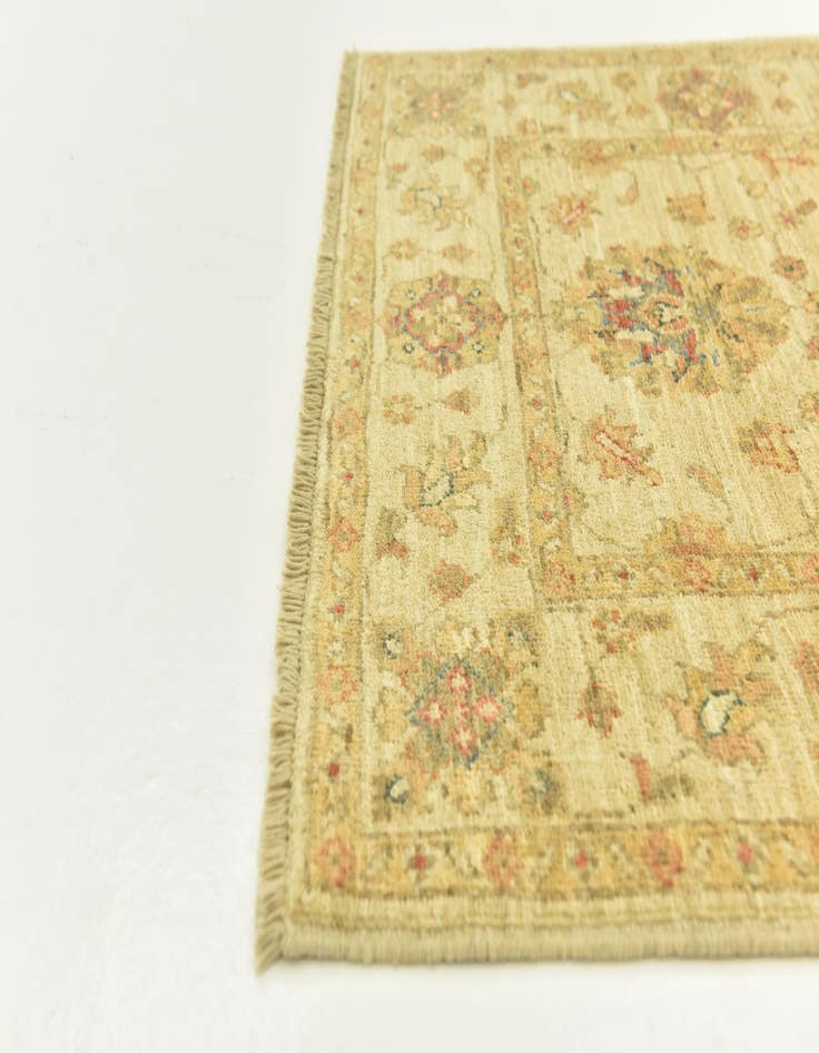 Detail image of  2' 9 x 6' 5  Hand Knotted Peshawar Ziegler Runner Rug