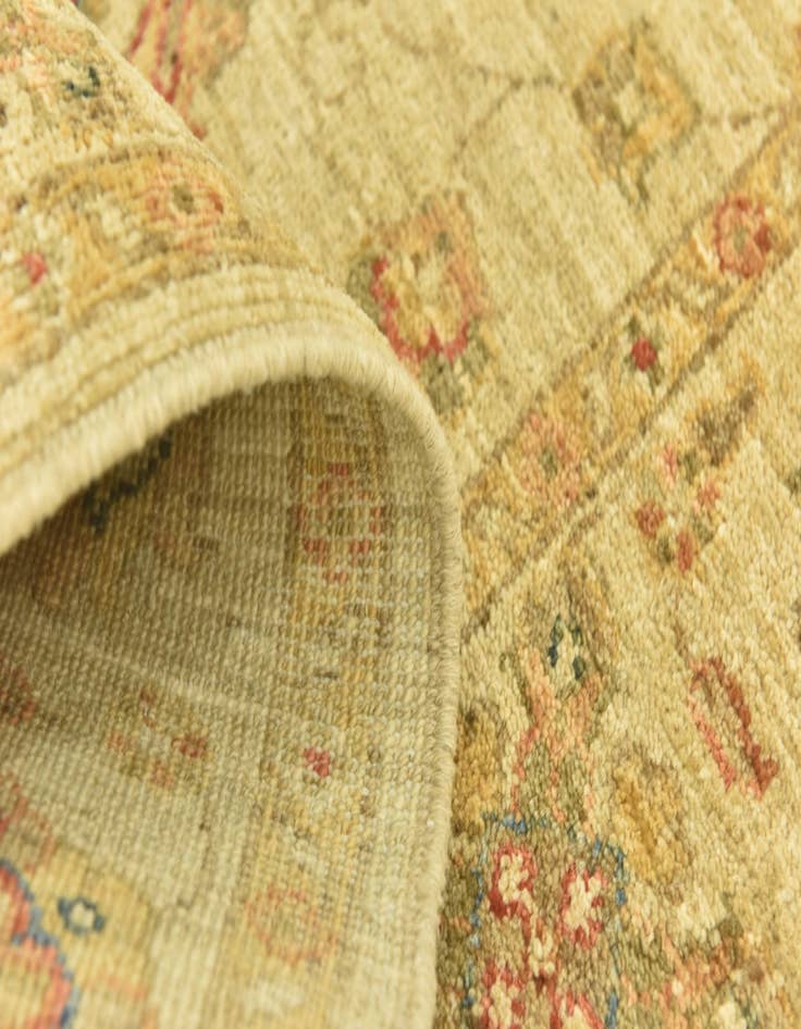 Detail image of  2' 9 x 6' 5  Hand Knotted Peshawar Ziegler Runner Rug