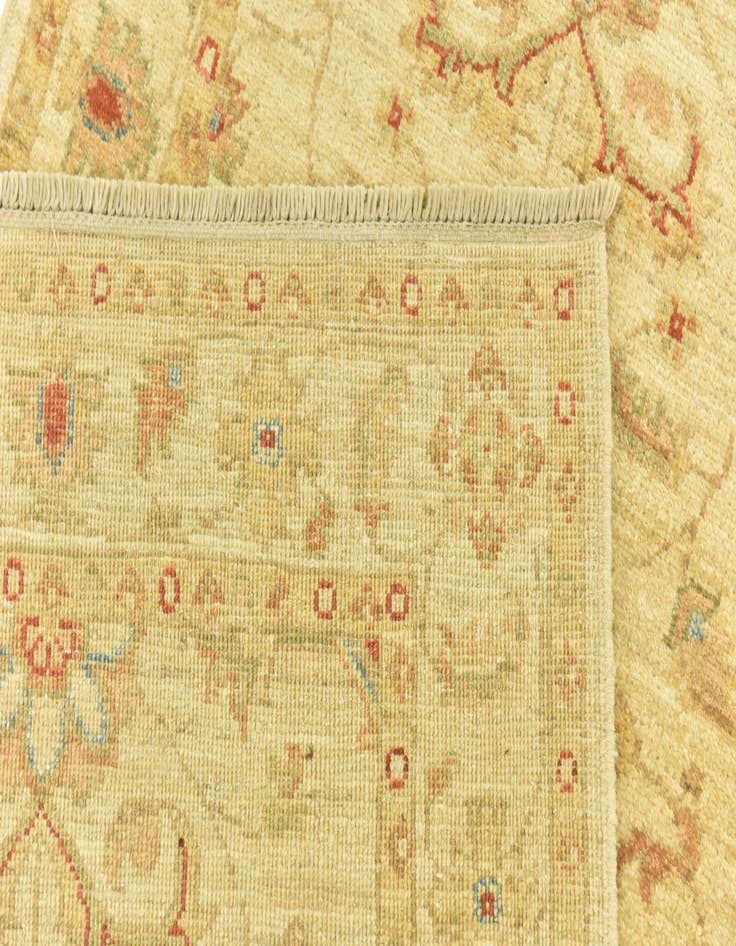 Detail image of  2' 7 x 6' 6  Hand Knotted Peshawar Ziegler Runner Rug