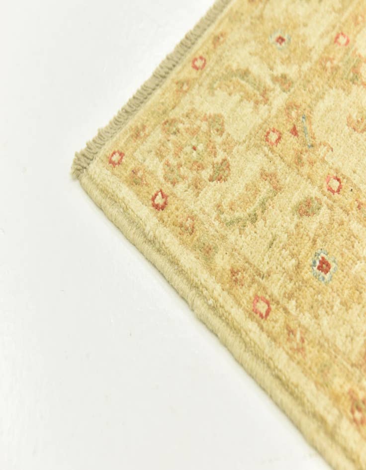 Detail image of  2' 7 x 6' 6  Hand Knotted Peshawar Ziegler Runner Rug