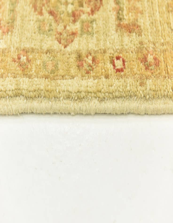 Detail image of  2' 7 x 6' 6  Hand Knotted Peshawar Ziegler Runner Rug