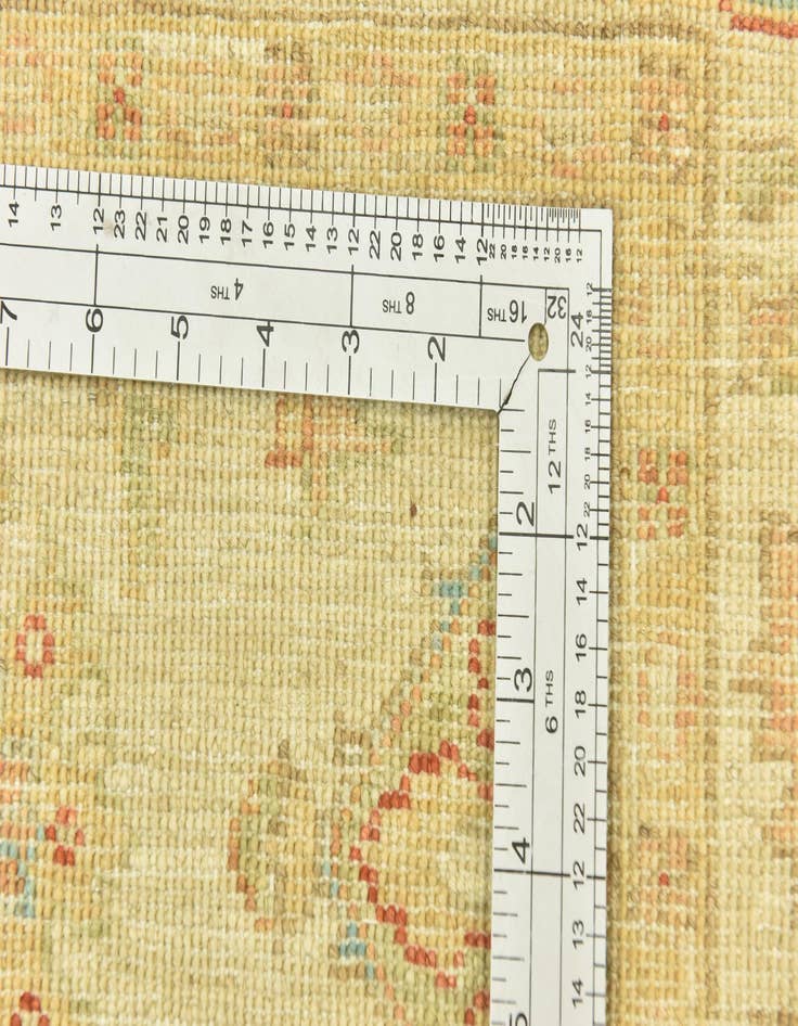 Detail image of  2' 6 x 6' 7  Hand Knotted Peshawar Ziegler Runner Rug