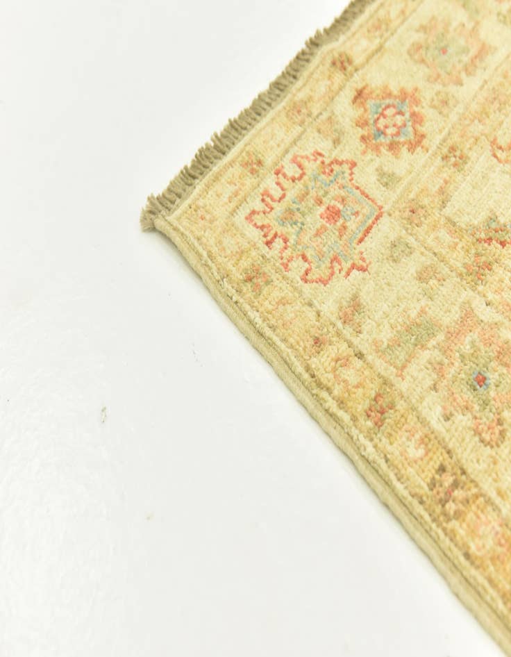 Detail image of  2' 6 x 6' 7  Hand Knotted Peshawar Ziegler Runner Rug
