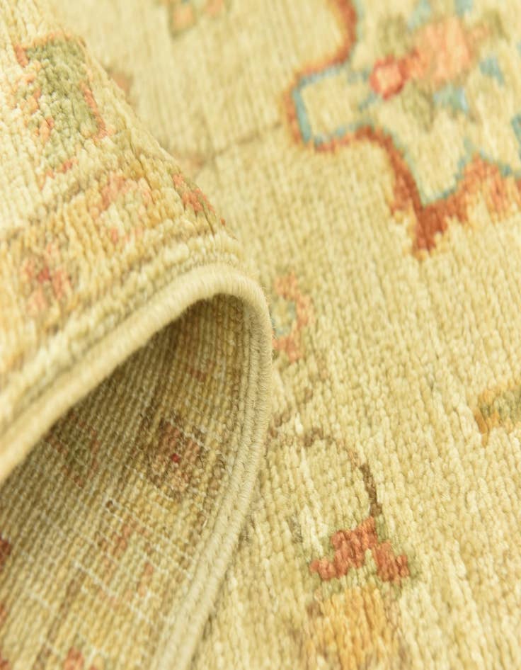 Detail image of  2' 6 x 6' 7  Hand Knotted Peshawar Ziegler Runner Rug
