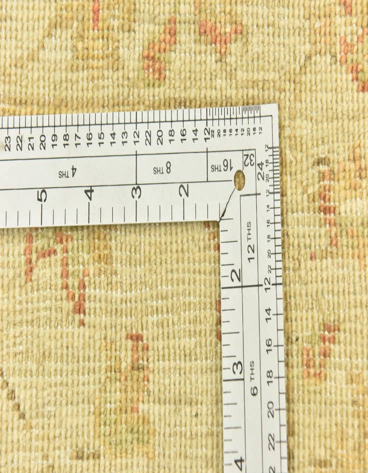 Detail image of  2' 6 x 6' 7  Hand Knotted Peshawar Ziegler Runner Rug