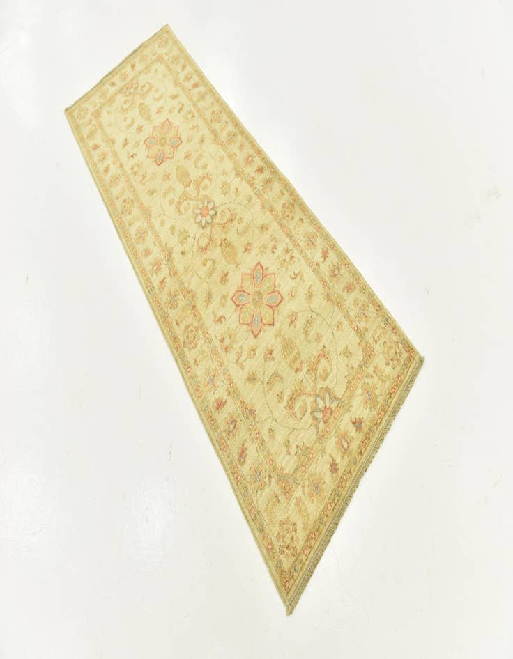 Detail image of  2' 6 x 6' 7  Hand Knotted Peshawar Ziegler Runner Rug