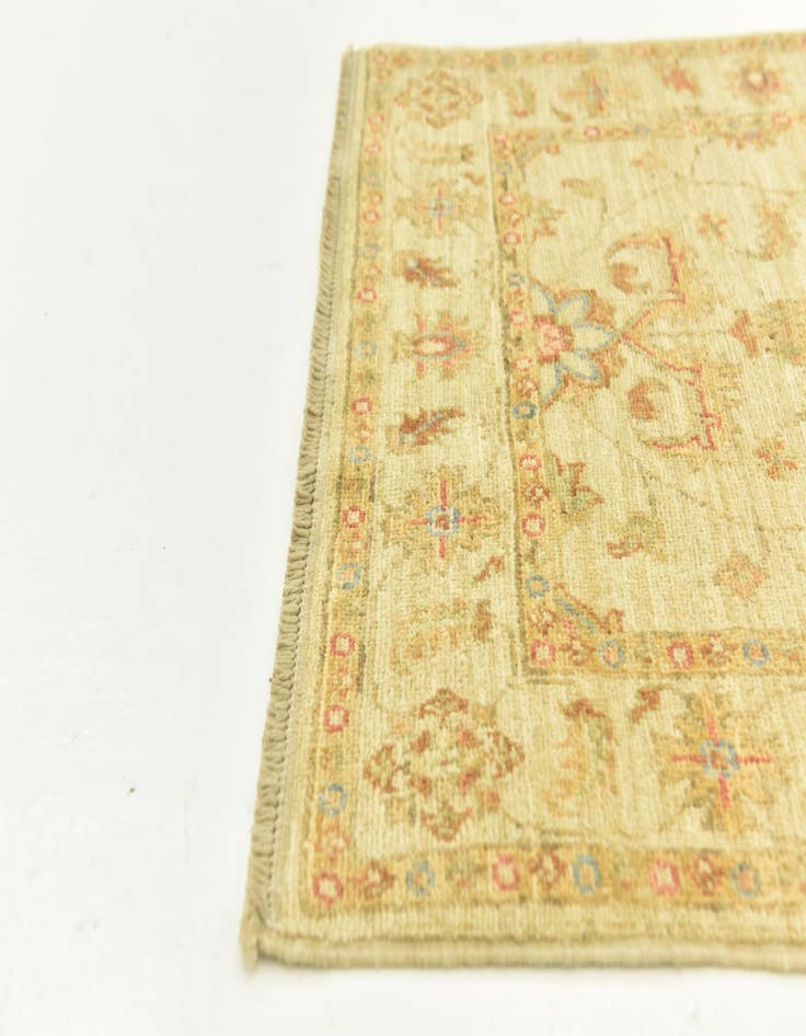 Detail image of  2' 6 x 6' 7  Hand Knotted Peshawar Ziegler Runner Rug