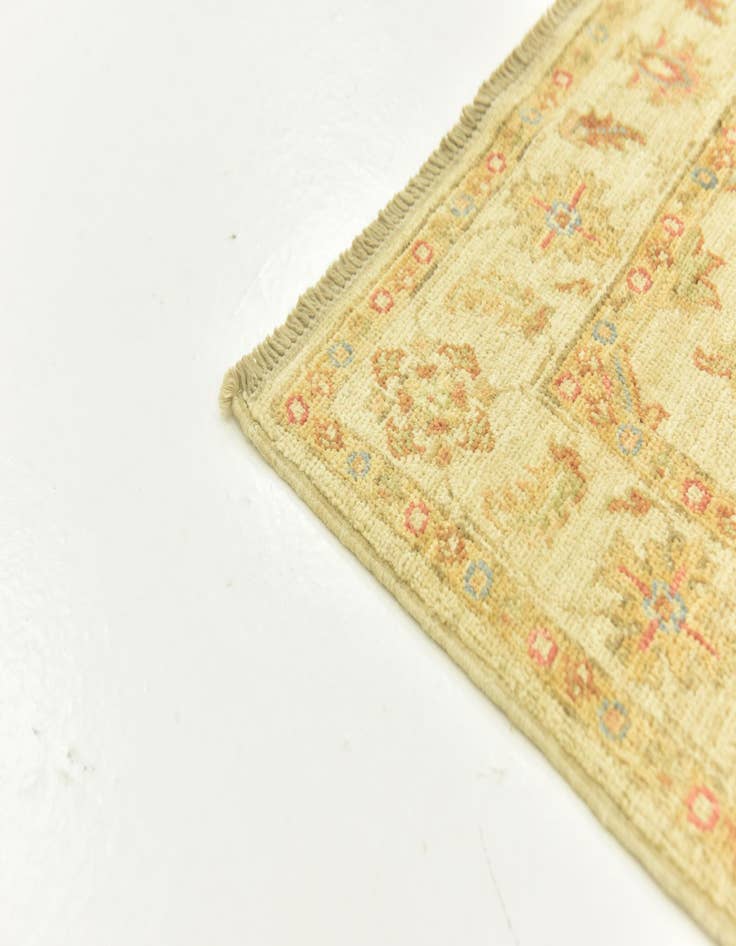 Detail image of  2' 6 x 6' 7  Hand Knotted Peshawar Ziegler Runner Rug