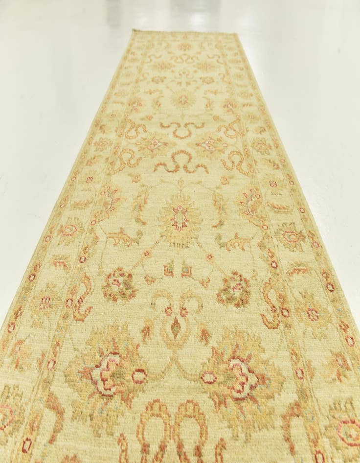 Detail image of  2' 5 x 6' 6  Hand Knotted Peshawar Ziegler Runner Rug