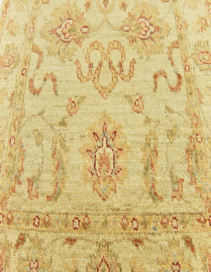 Detail image of  2' 5 x 6' 6  Hand Knotted Peshawar Ziegler Runner Rug