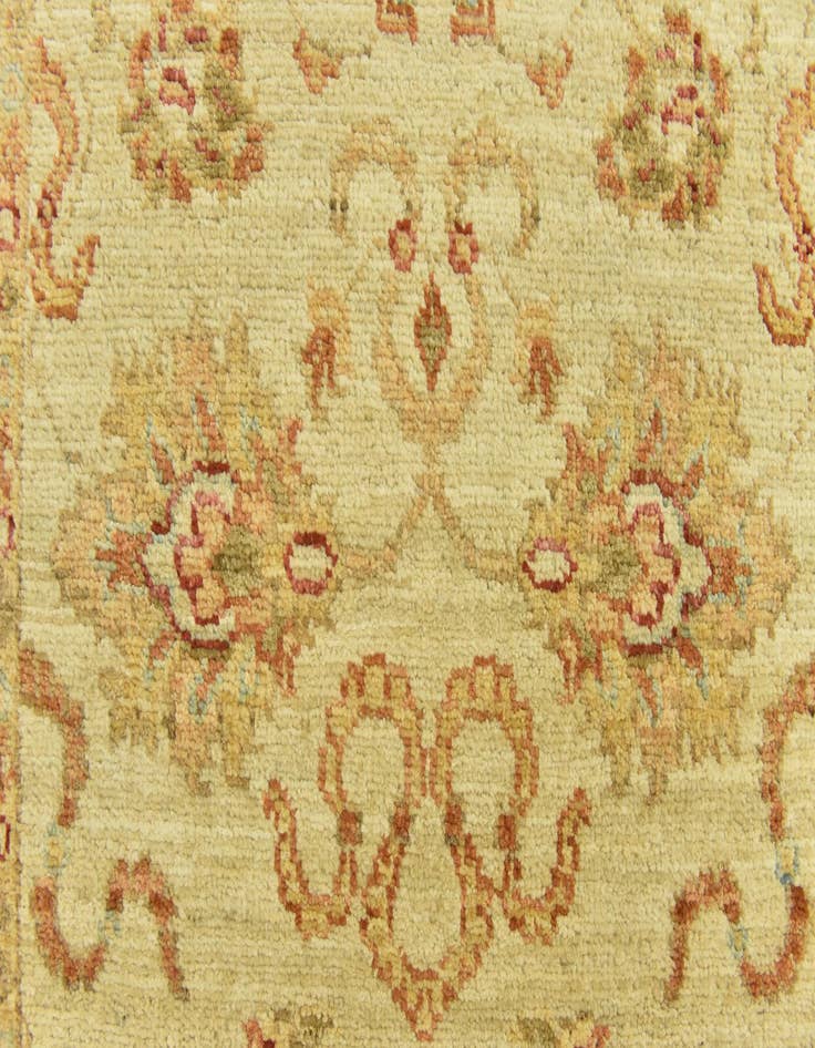 Detail image of  2' 5 x 6' 6  Hand Knotted Peshawar Ziegler Runner Rug