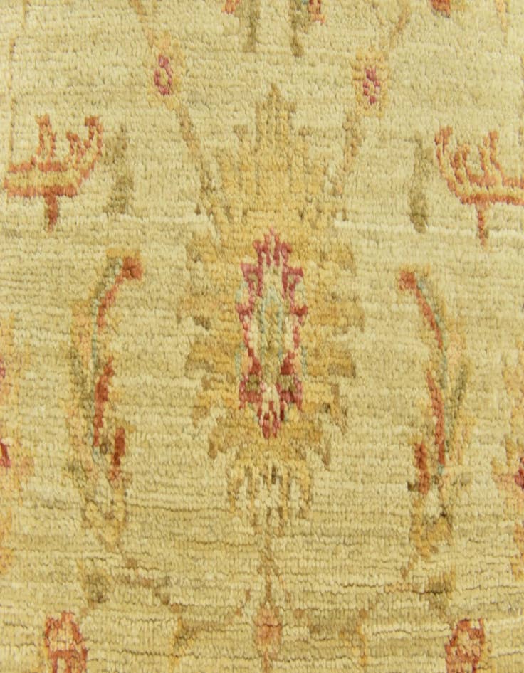 Detail image of  2' 5 x 6' 6  Hand Knotted Peshawar Ziegler Runner Rug