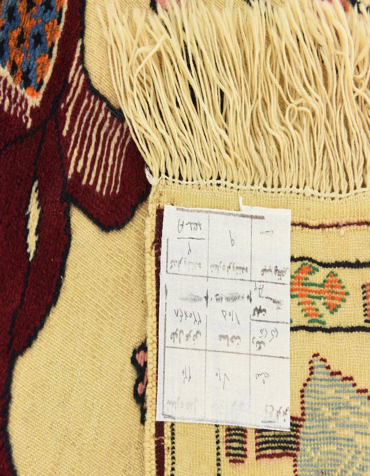 Detail image of 1' 7 x 7' 3 Hand Knotted Sanandaj Persian Wool Runner Rug