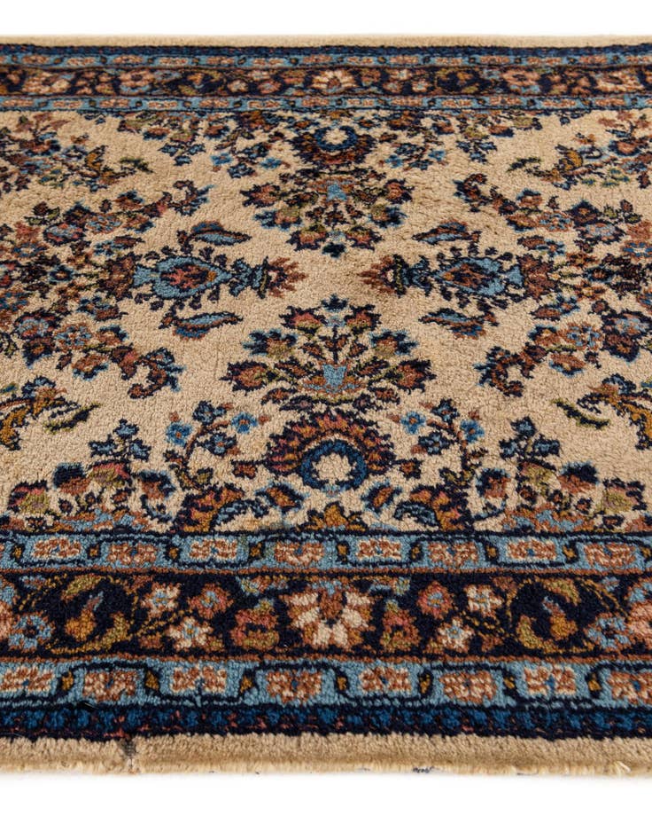 Detail image of  2' 6 x 9' 9  Hand Knotted Sarough Oriental Wool Runner Rug
