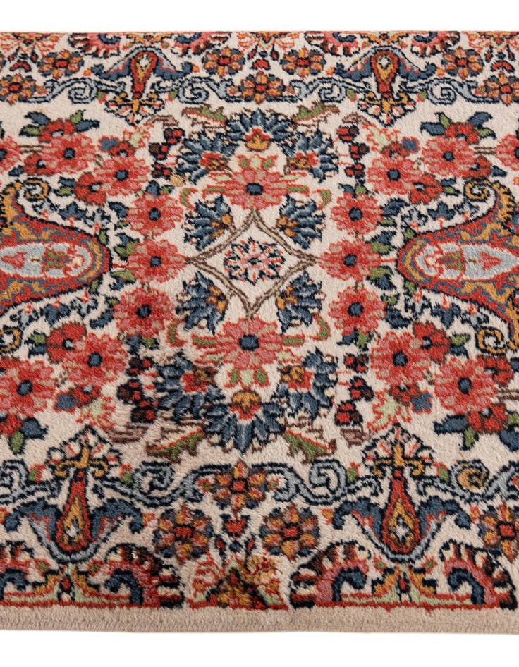 Detail image of  2' 1 x 4' 2  Hand Knotted Sarough Wool Runner Rug
