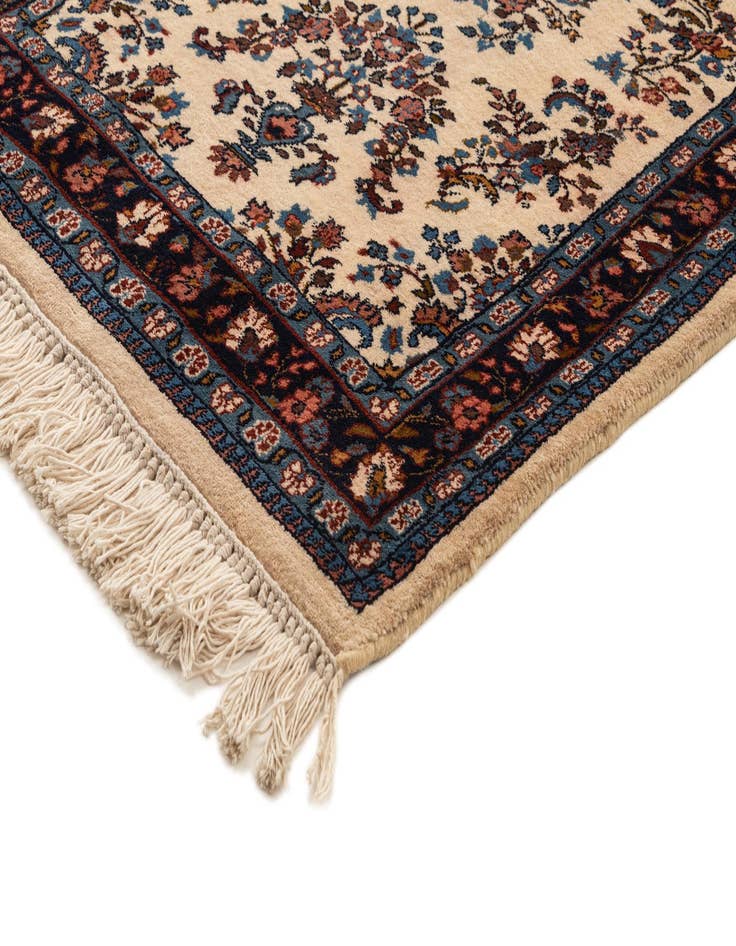 Detail image of  2' 6 x 10' 4  Hand Knotted Sarouk Wool Runner Rug