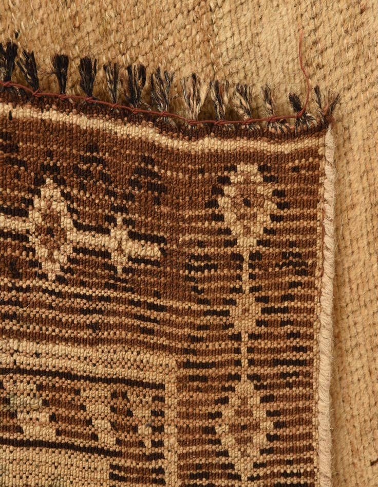 Detail image of  3' 4 x 6' 8  Hand Knotted Shiraz Persian Wool Runner Rug