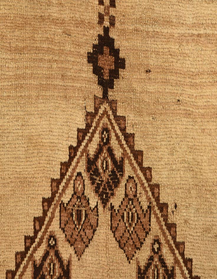 Detail image of  3' 4 x 6' 8  Hand Knotted Shiraz Persian Wool Runner Rug