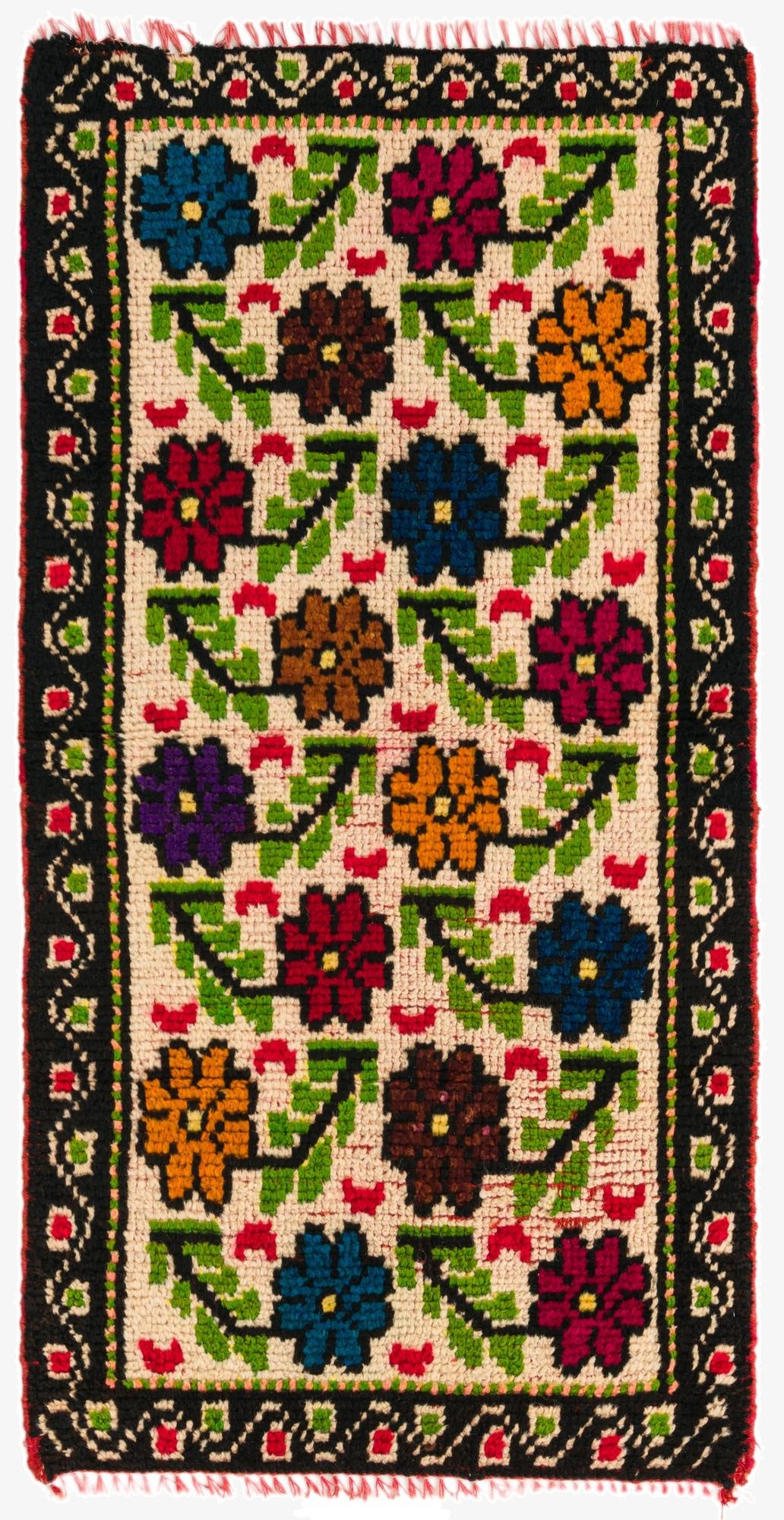  2' 3 x 4' 6  Hand Knotted Shiraz Persian Wool Runner Rug