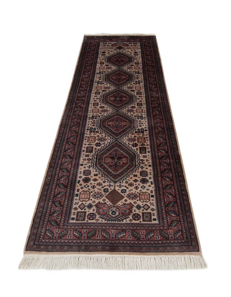 Detail image of  3' x 9' 4  Hand Knotted Shirvan Wool Runner Rug