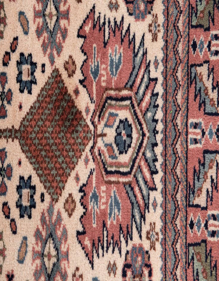 Detail image of  3' 1 x 9' 10  Hand Knotted Shirvan Wool Runner Rug