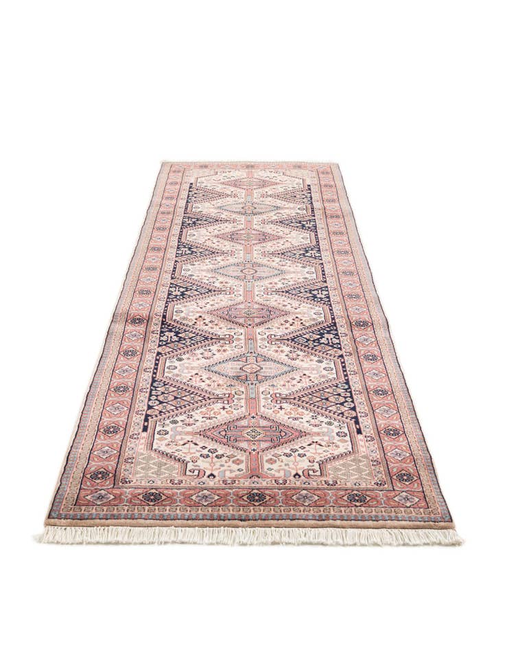 Detail image of  3' x 9' 7  Hand Knotted Shirvan Wool Runner Rug