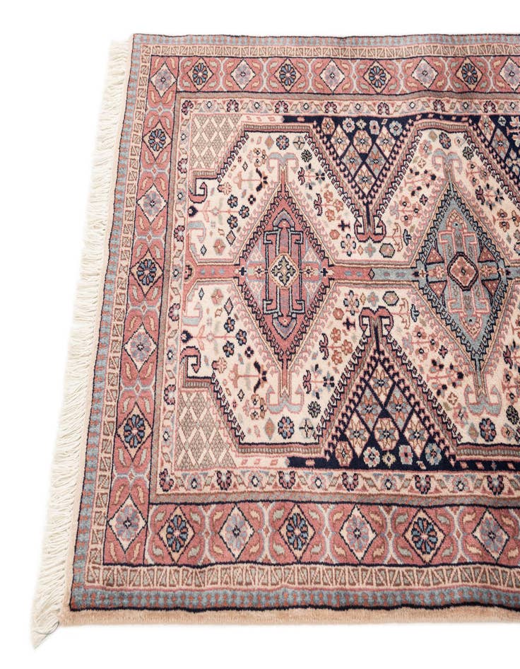 Detail image of  3' x 9' 7  Hand Knotted Shirvan Wool Runner Rug