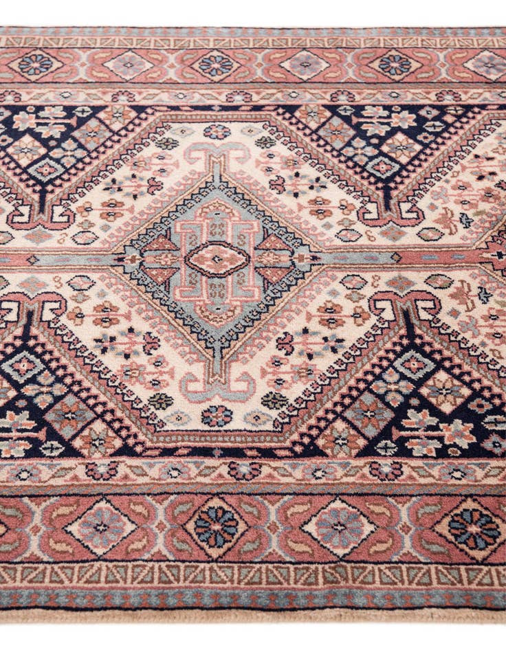 Detail image of  3' x 9' 7  Hand Knotted Shirvan Wool Runner Rug