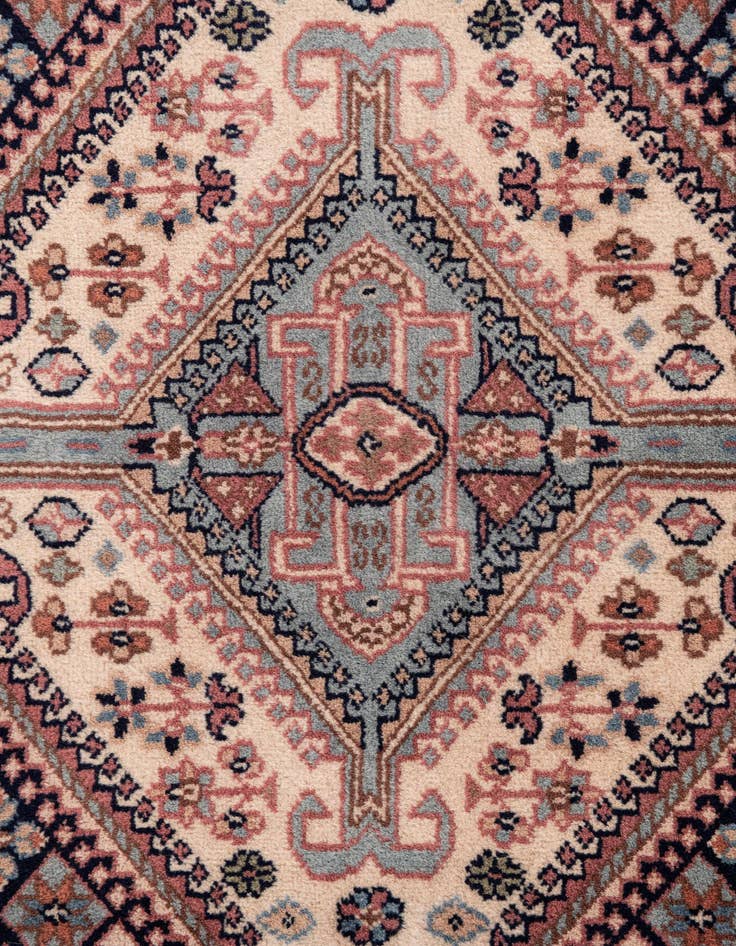 Detail image of  3' x 9' 7  Hand Knotted Shirvan Wool Runner Rug