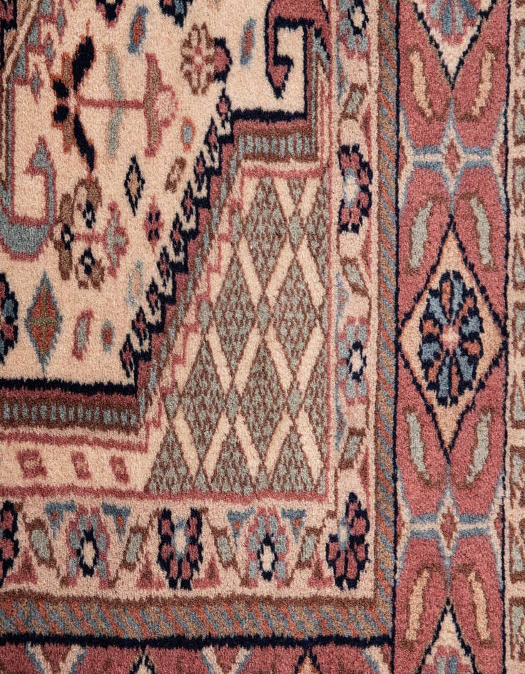 Detail image of  3' x 9' 7  Hand Knotted Shirvan Wool Runner Rug
